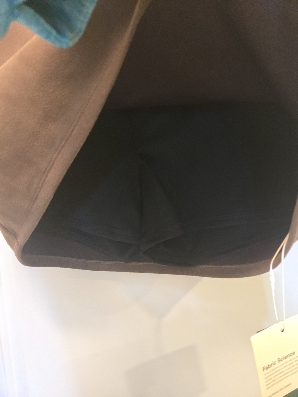 HALARA NWT Brown Suede-Look Mini Skort L - Picture 5 of 6
